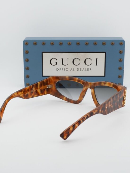 Gucci GG2040S 004 Cat Eye Sunglasses – Havana / Grey Gradient main image 10